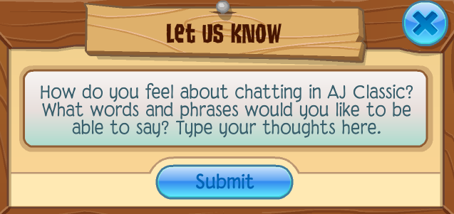 How Do I Suggest Words For The Animal Jam Chat Dictionary Aj Classic